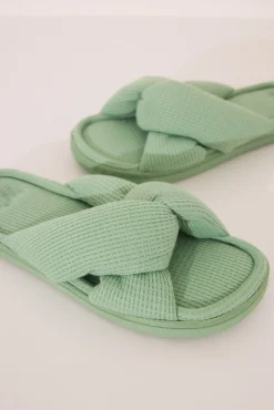 Women'secret Zapatillas abiertas waffle