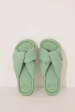 Women'secret Zapatillas abiertas waffle