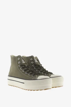 Victoria Zapatillas abotinadas efecto piel