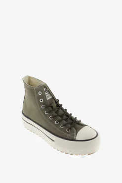 Victoria Zapatillas abotinadas efecto piel