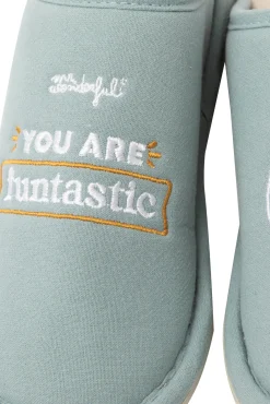 Mr. Wonderful Zapatillas casa Avocado You are funtastic