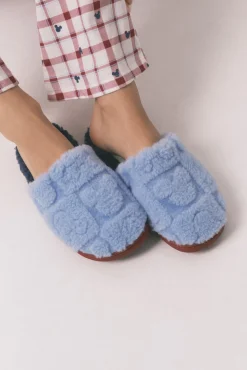 Women'secret Zapatillas casa ducha Mickey azul