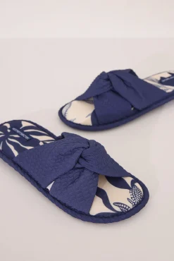 Women'secret Zapatillas casa estampado flores
