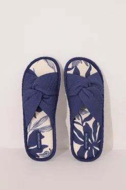 Women'secret Zapatillas casa estampado flores