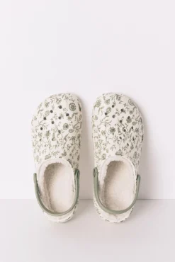 Women'secret Zapatillas casa flores verde