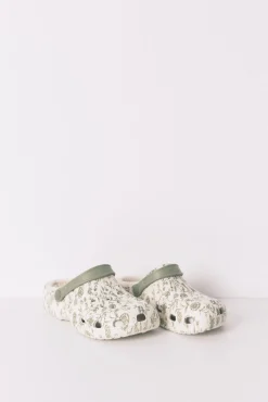 Women'secret Zapatillas casa flores verde