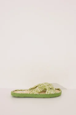 Women'secret Zapatillas casa pala nudo rafia