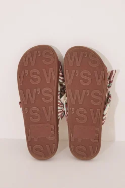 Women'secret Zapatillas casa rafia print tropical