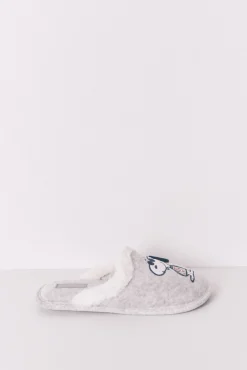 Women'secret Zapatillas casa Snoopy oscuro