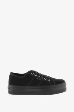 Victoria Zapatillas de antelina reciclada con plataforma