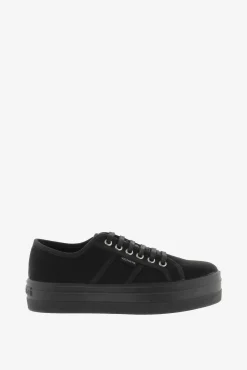 Victoria Zapatillas de antelina reciclada con plataforma