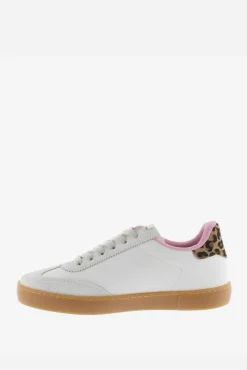Victoria Zapatillas de efecto piel Berlín Ciclista con piezas de serraje e interior en contraste