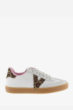Victoria Zapatillas de efecto piel Berlín Ciclista con piezas de serraje e interior en contraste