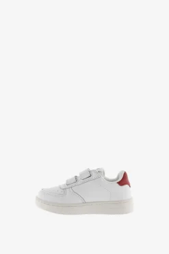 Crianças Victoria Zapatillas de efecto piel Tiempo con piezas en contraste y tiras adherentes
