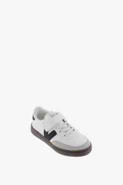 Crianças Victoria Zapatillas de efecto piel Oslo con piezas en contraste y cordón elástico