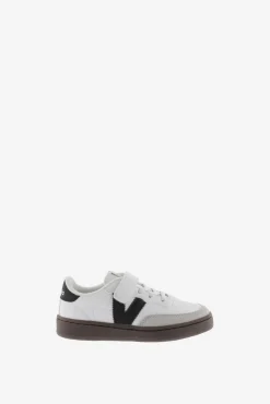 Crianças Victoria Zapatillas de efecto piel Oslo con piezas en contraste y cordón elástico