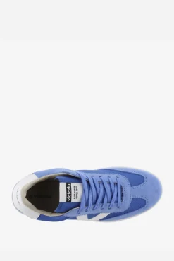Victoria Zapatillas de nylon Berlín Ciclista con piezas en contraste y de serraje al tono