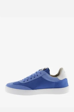 Victoria Zapatillas de nylon Berlín Ciclista con piezas en contraste y de serraje al tono