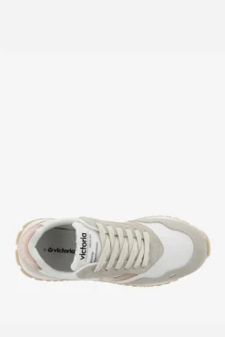 Victoria Zapatillas de nylon Viento con piezas de color y serraje en contraste y suela dentada