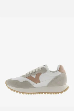 Victoria Zapatillas de nylon Viento con piezas de color y serraje en contraste y suela dentada