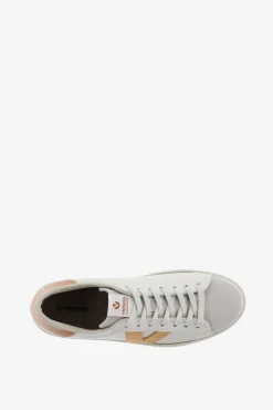 Victoria Zapatillas de piel Berlín con piezas en contraste y puntera de serraje