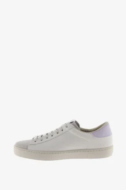 Victoria Zapatillas de piel Berlín con piezas en contraste y puntera de serraje