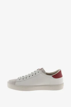 Victoria Zapatillas de piel Berlín con piezas en contraste y puntera de serraje