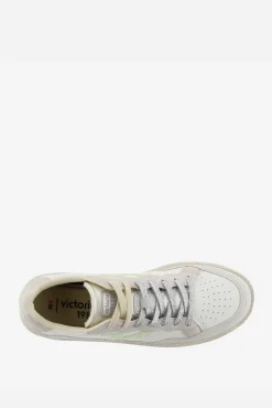 Victoria Zapatillas deportivas de mujer con piezas metalizadas y logotipo de glitter