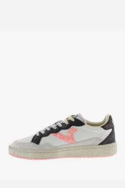 Victoria Zapatillas deportivas de mujer con piezas metalizadas y logotipo de glitter