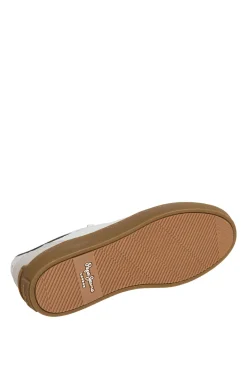 Pepe Jeans Zapatillas Piel Con Detalles En Ante