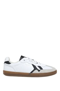 Pepe Jeans Zapatillas Piel Con Detalles En Ante