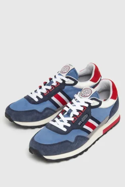 Pepe Jeans Zapatillas Running Con Detalles En Ante