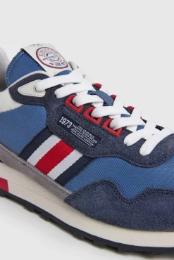 Pepe Jeans Zapatillas Running Con Detalles En Ante