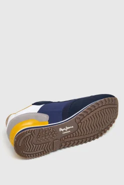 Pepe Jeans Zapatillas Running Con Detalles En Ante
