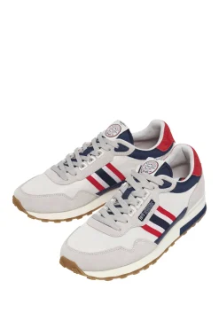 Zapatillas Running Con Detalles En Ante