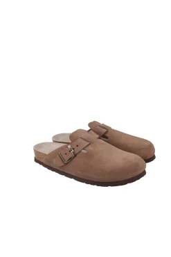 Genuins Zueco piel hebilla ajustable